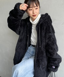 Champion（チャンピオン）の「【WEB限定】[Champion/チャンピオン] ボアフリースジップフードジャケット（その他アウター）」