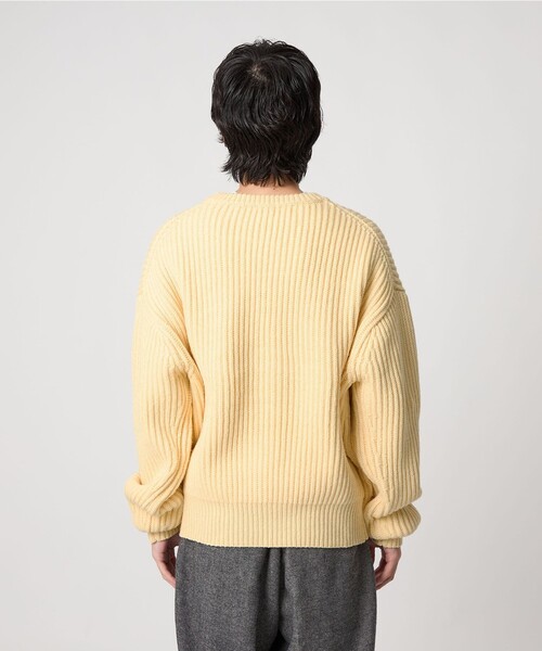 CITEN（シテン）の「＜CITEN＞アゼニットプルオーバー（ニット/セーター・メンズ・モカ/イエロー・M/L）」の9枚目の写真