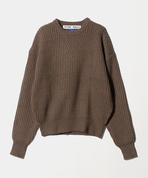 CITEN（シテン）の「＜CITEN＞アゼニットプルオーバー（ニット/セーター・メンズ・モカ/イエロー・M/L）」の15枚目の写真