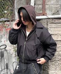 MandO（Auntie Rosa） | 2WAYリバーシブルナイロンボアブルゾン(ブルゾン)