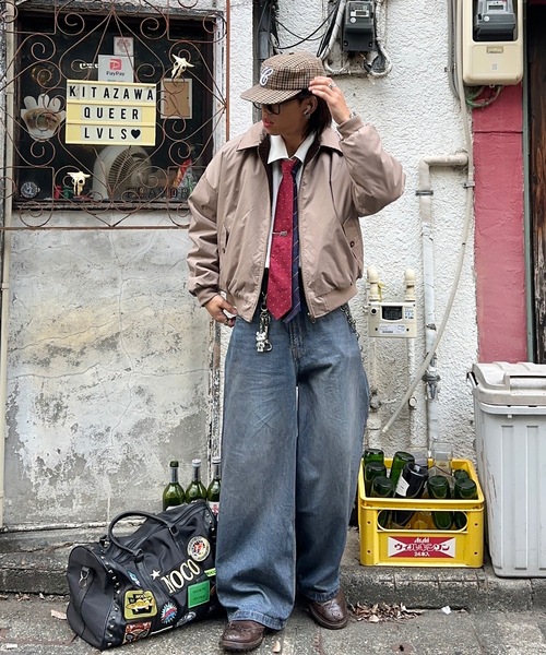 MandO（Auntie Rosa）（エムオー）の「2WAYリバーシブルナイロンボアブルゾン（ブルゾン・メンズ・グレイッシュベージュ/ブラック・LARGE/MEDIUM）」の10枚目の写真