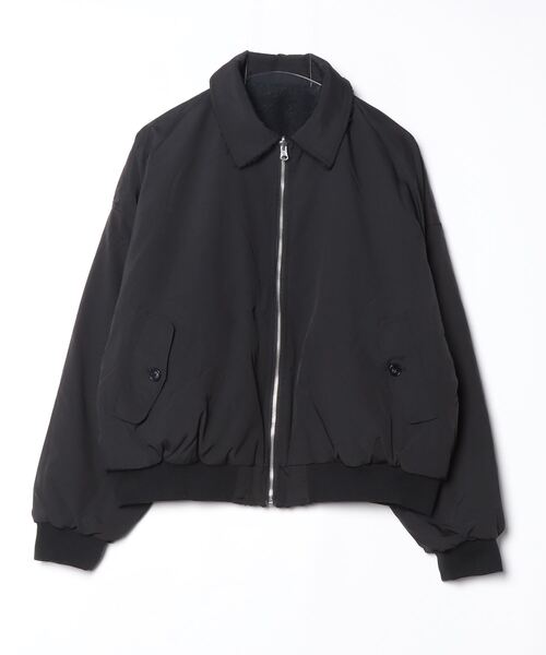 MandO（Auntie Rosa）（エムオー）の「2WAYリバーシブルナイロンボアブルゾン（ブルゾン・メンズ・グレイッシュベージュ/ブラック・LARGE/MEDIUM）」の15枚目の写真