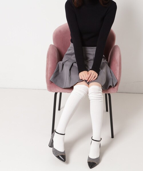 ESPERANZA(エスペランサ)の「チェーンベルトセパレートパンプス(パンプス・レディース・アイボリー系2/ブラック系8/ブラック系2・22.5cm/23.0cm/23.5cm/24.0cm/24.5cm)」の9枚目の写真