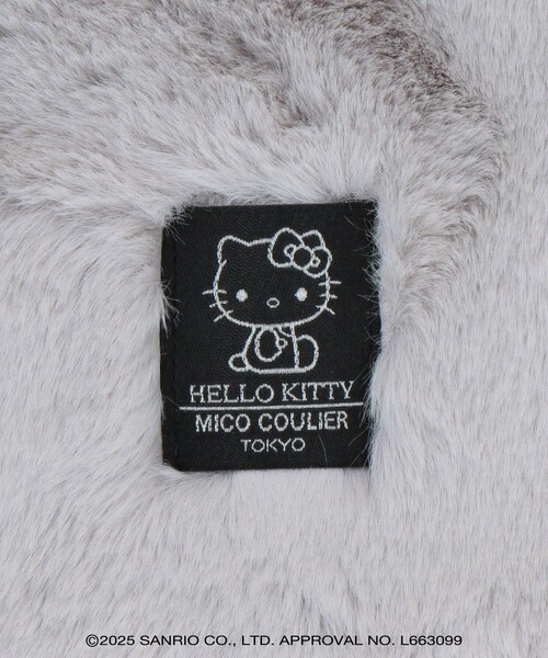 MICO COULIER(ミコクリエ)の「【HELLO KITTY × MICO COULIER】配色差し込みマフラー(マフラー・レディース・ベージュ系その他/グレー系その他・FREE)」の13枚目の写真