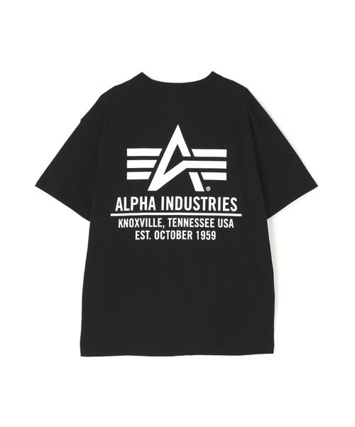 Alpha Industries(アルファインダストリーズ)の「Alpha Industries/アルファインダストリーズ/ALPHA RED RIBBON T-SHIRT/アルファ レッド リボン Tシャツ(Tシャツ/カットソー・メンズ・ネイビー/チャコール/ブラック/ホワイト系2/オリーブ系・2XL/L/M/S/XL)」の8枚目の写真