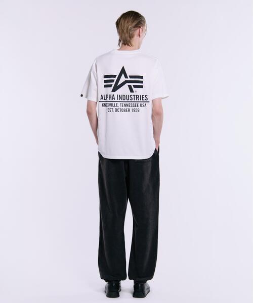 Alpha Industries(アルファインダストリーズ)の「Alpha Industries/アルファインダストリーズ/ALPHA RED RIBBON T-SHIRT/アルファ レッド リボン Tシャツ(Tシャツ/カットソー・メンズ・ネイビー/チャコール/ブラック/ホワイト系2/オリーブ系・2XL/L/M/S/XL)」の15枚目の写真
