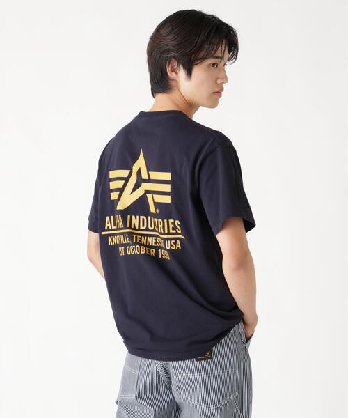 Alpha Industries(アルファインダストリーズ)の「Alpha Industries/アルファインダストリーズ/ALPHA RED RIBBON T-SHIRT/アルファ レッド リボン Tシャツ(Tシャツ/カットソー・メンズ・ネイビー/チャコール/ブラック/ホワイト系2/オリーブ系・2XL/L/M/S/XL)」の19枚目の写真