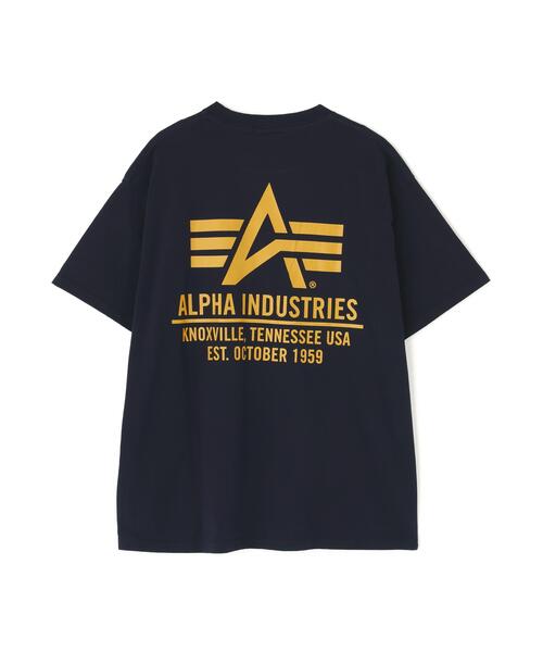 Alpha Industries(アルファインダストリーズ)の「Alpha Industries/アルファインダストリーズ/ALPHA RED RIBBON T-SHIRT/アルファ レッド リボン Tシャツ(Tシャツ/カットソー・メンズ・ネイビー/チャコール/ブラック/ホワイト系2/オリーブ系・2XL/L/M/S/XL)」の22枚目の写真