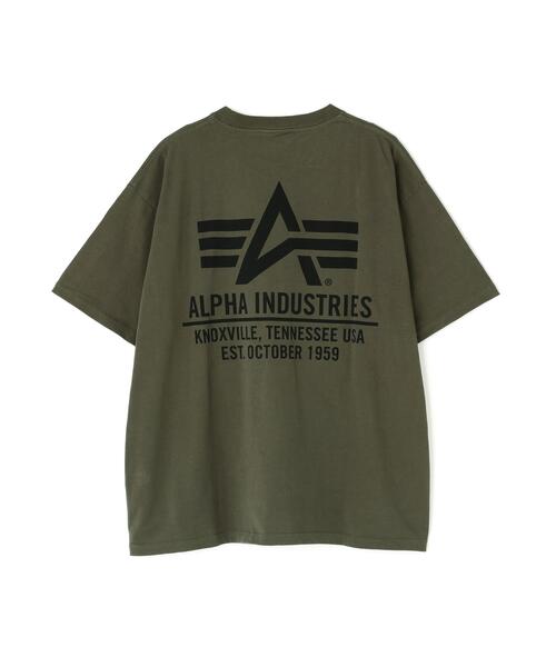 Alpha Industries(アルファインダストリーズ)の「Alpha Industries/アルファインダストリーズ/ALPHA RED RIBBON T-SHIRT/アルファ レッド リボン Tシャツ(Tシャツ/カットソー・メンズ・ネイビー/チャコール/ブラック/ホワイト系2/オリーブ系・2XL/L/M/S/XL)」の14枚目の写真