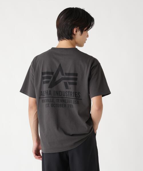 Alpha Industries(アルファインダストリーズ)の「Alpha Industries/アルファインダストリーズ/ALPHA RED RIBBON T-SHIRT/アルファ レッド リボン Tシャツ(Tシャツ/カットソー・メンズ・ネイビー/チャコール/ブラック/ホワイト系2/オリーブ系・2XL/L/M/S/XL)」の17枚目の写真