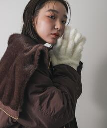 SENSE OF PLACE by URBAN RESEARCH(センスオブプレイスバイアーバンリサーチ)のシャギーニットグローブ(手袋)