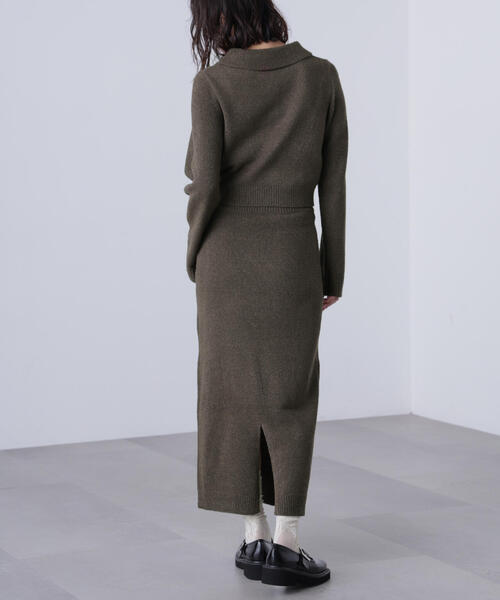 FREE'S MART（フリーズマート）の「◆ポロニットセットアップ（ワンピース・レディース・ブラック系その他/ブラウン/ネイビー・FREE）」の19枚目の写真