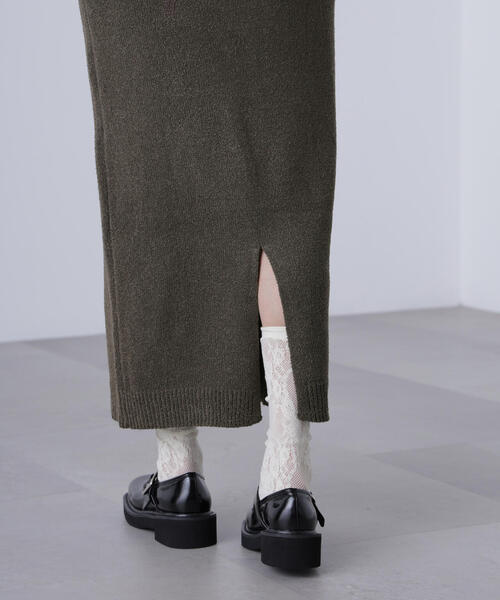 FREE'S MART（フリーズマート）の「◆ポロニットセットアップ（ワンピース・レディース・ブラック系その他/ブラウン/ネイビー・FREE）」の12枚目の写真