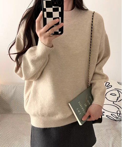 セール】ミックスカラーオーバーニット ユニセックス カラーニット