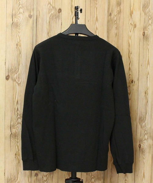 schott（ショット）の「HONEYCOMB WAFFLE HENRY NACK T-SHIRT（Tシャツ/カットソー・メンズ・ホワイト/グレー/ブラック・XL/L/M）」の8枚目の写真