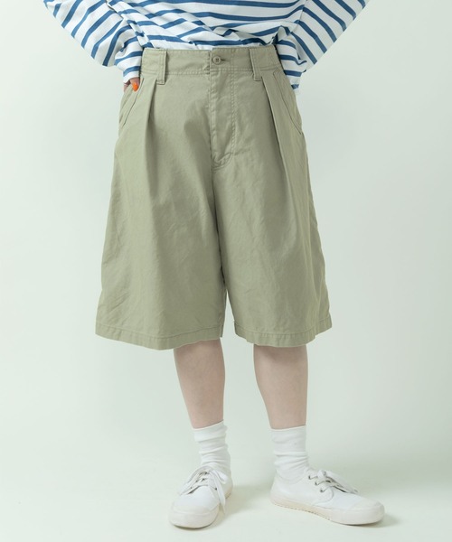 PAR ICI（パーリッシィ）の「ジャーマンダック ハーフパンツ（その他パンツ・レディース・アイボリー/ダークブラウン/カーキ・FREE）」の3枚目の写真