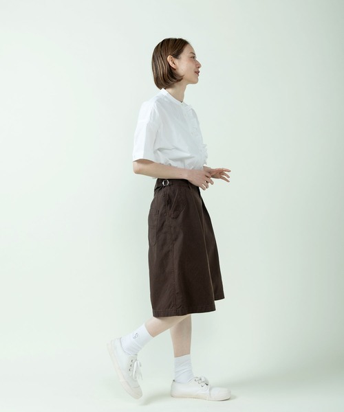 PAR ICI（パーリッシィ）の「ジャーマンダック ハーフパンツ（その他パンツ・レディース・アイボリー/ダークブラウン/カーキ・FREE）」の14枚目の写真