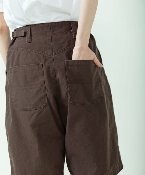 PAR ICI（パーリッシィ）の「ジャーマンダック ハーフパンツ（その他パンツ・レディース・アイボリー/ダークブラウン/カーキ・FREE）」の10枚目の写真