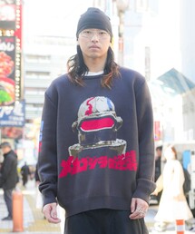 TOKYO CULTUART by BEAMS（トウキョウカルチャートバイビームス）の「M1号 × 編み物☆堀ノ内 / MG2 Knit Sweater（ニット/セーター）」