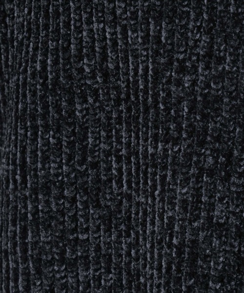 NANO universe（ナノユニバース）の「ベロアモールVネックニットベスト（ベスト・レディース・ライトベージュ/ブラック/グレー・FREE）」の21枚目の写真