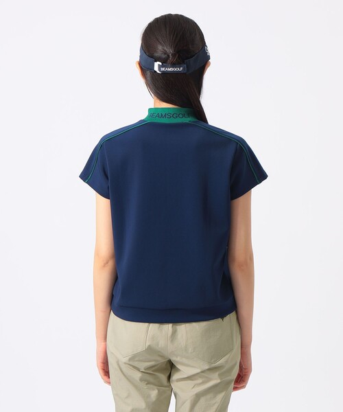 BEAMS GOLF(ビームスゴルフ)の「ORANGE LABEL / サッカーシャツ風 ストレッチ モックネックシャツ(Tシャツ/カットソー・レディース・ブラック/ホワイト/ネイビー・LARGE/MEDIUM/SMALL)」の21枚目の写真
