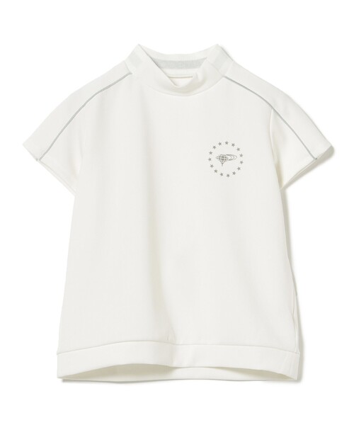 BEAMS GOLF(ビームスゴルフ)の「ORANGE LABEL / サッカーシャツ風 ストレッチ モックネックシャツ(Tシャツ/カットソー・レディース・ブラック/ホワイト/ネイビー・LARGE/MEDIUM/SMALL)」の22枚目の写真