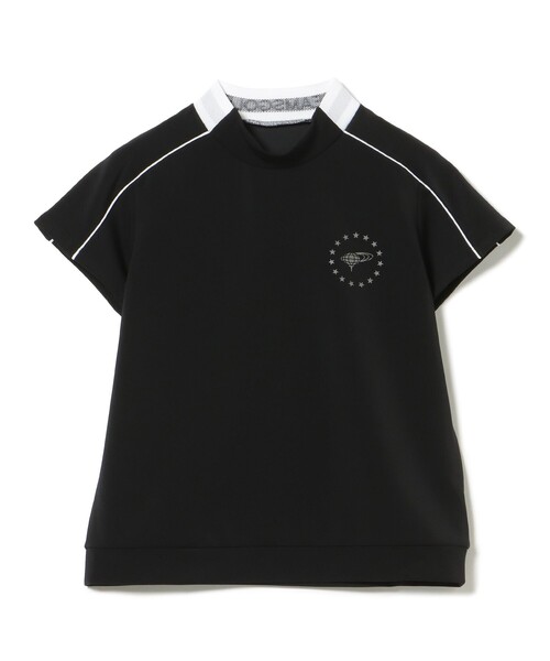 BEAMS GOLF(ビームスゴルフ)の「ORANGE LABEL / サッカーシャツ風 ストレッチ モックネックシャツ(Tシャツ/カットソー・レディース・ブラック/ホワイト/ネイビー・LARGE/MEDIUM/SMALL)」の11枚目の写真