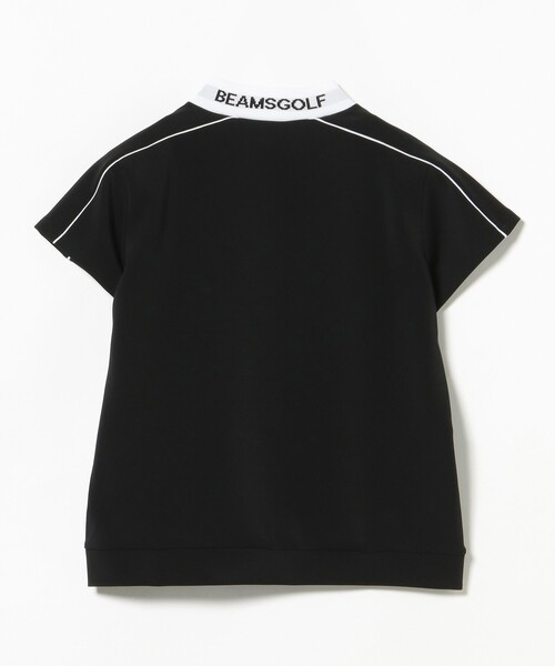 BEAMS GOLF(ビームスゴルフ)の「ORANGE LABEL / サッカーシャツ風 ストレッチ モックネックシャツ(Tシャツ/カットソー・レディース・ブラック/ホワイト/ネイビー・LARGE/MEDIUM/SMALL)」の12枚目の写真