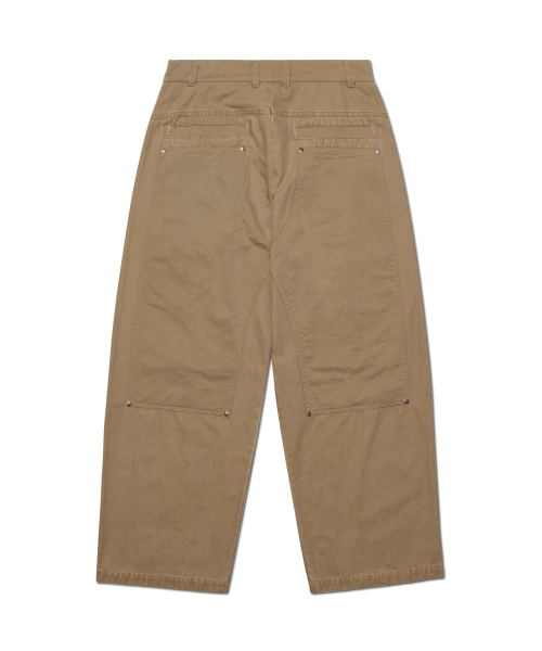NOMANUAL(NOMANUAL)の「DOUBLE LAYERED CARGO PANTS - WASHED BEIGE(その他パンツ・レディース・その他・MEDIUM/LARGE/X-LARGE/SMALL)」の2枚目の写真