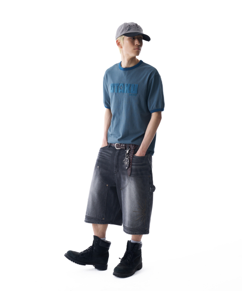AAKAM(アーカム)の「Washed Double Knee Bermuda Denim Pants (Black)(その他パンツ・レディース・その他・2/1)」の10枚目の写真