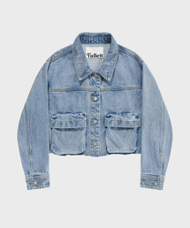 Fallett（ファレット）の「デストロイドデニムジャケットブルー（デニムジャケット）」