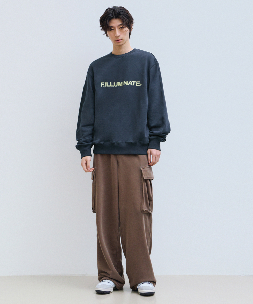 F.ILLUMINATE(フィルミネイト)の「シグニチャーアセンティックロゴスウェットシャツ-メランジグレー(スウェット・レディース・その他・SMALL/MEDIUM/LARGE)」の6枚目の写真