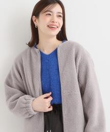 SHOO・LA・RUE | 【洗濯機可/S-LL】即サマになる ボアノーカラーブルゾン(ブルゾン)