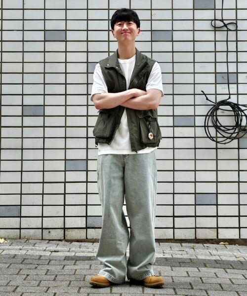 MUSINSA STANDARD（ムシンサスタンダード）の「[シティレジャー] CNマルチポケットベスト [カーキ]（ベスト・メンズ・その他・XX-LARGE/MEDIUM/LARGE/X-LARGE）」の10枚目の写真