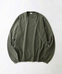 VINTAGE WASHING LONG SLEEVE TEE_VINTAGE OLIVE