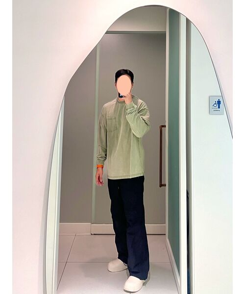 OUTSTANDING(アウトスタンディング)の「VINTAGE WASHING LONG SLEEVE TEE_VINTAGE OLIVE(Tシャツ/カットソー・レディース・その他・SMALL/MEDIUM/LARGE)」の9枚目の写真