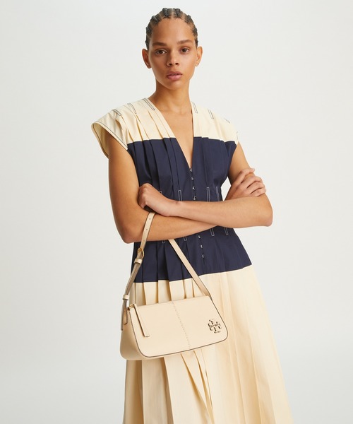 TORY BURCH(トリーバーチ)の「マックグロー ウェッジ バッグ(ショルダーバッグ・レディース・ブラウン/ブラック/アイボリー・ONE SIZE)」の7枚目の写真