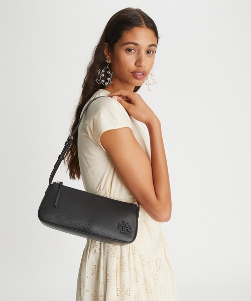 TORY BURCH(トリーバーチ)の「マックグロー ウェッジ バッグ(ショルダーバッグ・レディース・ブラウン/ブラック/アイボリー・ONE SIZE)」の11枚目の写真
