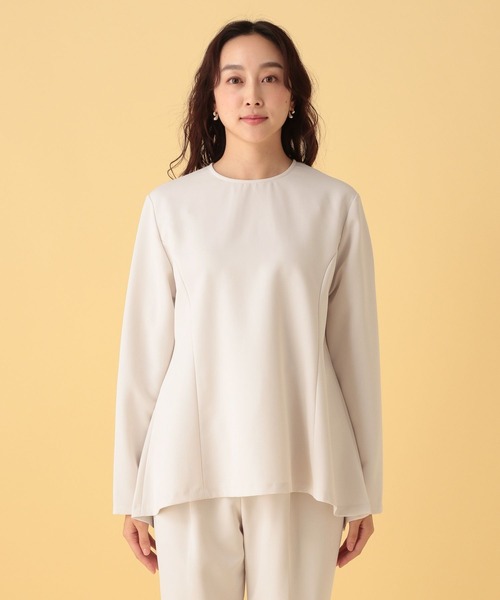 Elura（エルーラ）の「≪入卒/セレモニー/通勤≫ダブルクロス襟付きプルオーバー/603854（シャツ/ブラウス・レディース・ブラック/アイボリー/ネイビー・FREE）」の20枚目の写真