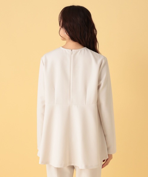 Elura（エルーラ）の「≪入卒/セレモニー/通勤≫ダブルクロス襟付きプルオーバー/603854（シャツ/ブラウス・レディース・ブラック/アイボリー/ネイビー・FREE）」の21枚目の写真