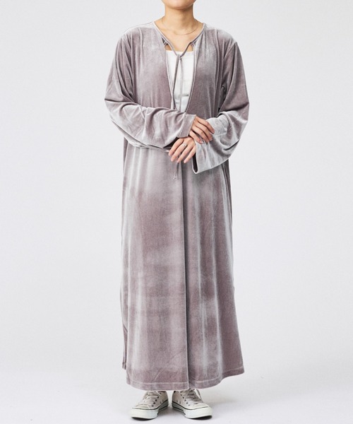 Rouge vif la cle（ルージュヴィフラクレ）の「【Keena/キーナ】ベルベットワンピース/ワンピース/ベロア【WEB限定】（ワンピース・レディース・グリーン/グレー/ブラック・フリー）」の17枚目の写真