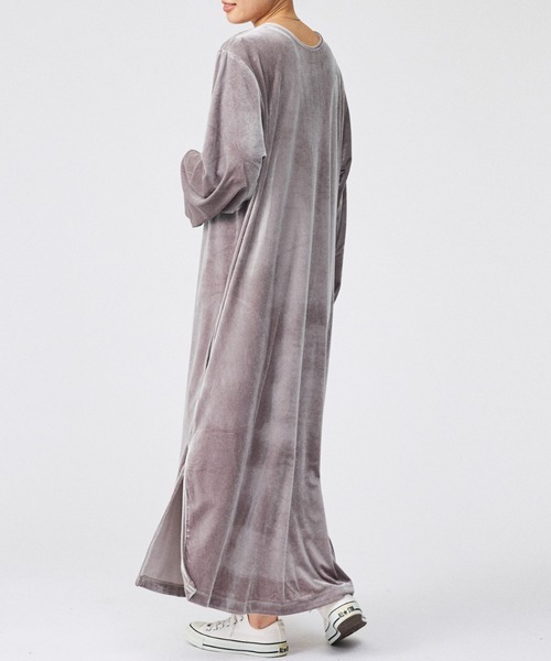 Rouge vif la cle（ルージュヴィフラクレ）の「【Keena/キーナ】ベルベットワンピース/ワンピース/ベロア【WEB限定】（ワンピース・レディース・グリーン/グレー/ブラック・フリー）」の18枚目の写真