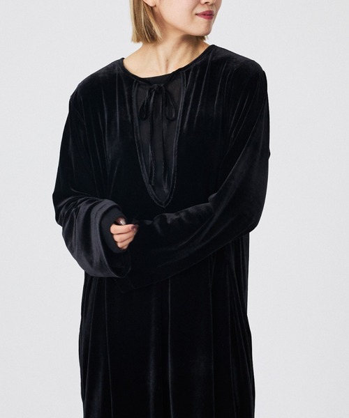 Rouge vif la cle（ルージュヴィフラクレ）の「【Keena/キーナ】ベルベットワンピース/ワンピース/ベロア【WEB限定】（ワンピース・レディース・グリーン/グレー/ブラック・フリー）」の15枚目の写真