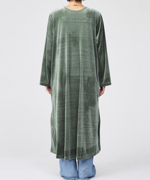 Rouge vif la cle（ルージュヴィフラクレ）の「【Keena/キーナ】ベルベットワンピース/ワンピース/ベロア【WEB限定】（ワンピース・レディース・グリーン/グレー/ブラック・フリー）」の7枚目の写真