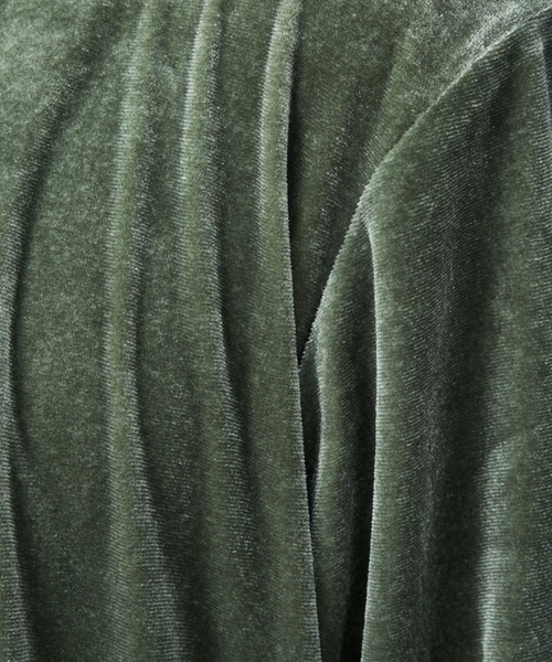 Rouge vif la cle（ルージュヴィフラクレ）の「【Keena/キーナ】ベルベットワンピース/ワンピース/ベロア【WEB限定】（ワンピース・レディース・グリーン/グレー/ブラック・フリー）」の12枚目の写真