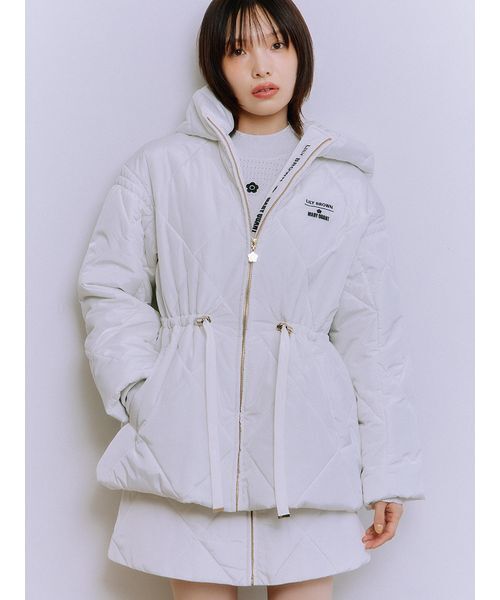 LILY BROWN（リリーブラウン）の「【LILY BROWN×MARY QUANT】キルトダウンミニスカート（スカート・レディース・ブラック/ホワイト/ライトブルー・0/1）」の9枚目の写真