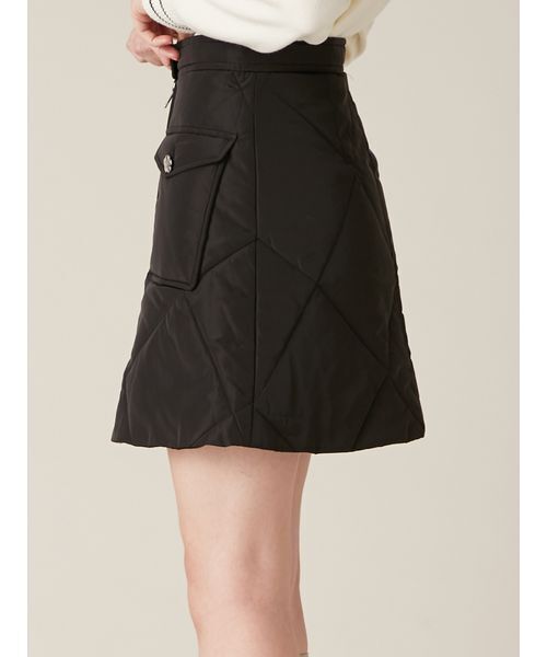 LILY BROWN（リリーブラウン）の「【LILY BROWN×MARY QUANT】キルトダウンミニスカート（スカート・レディース・ブラック/ホワイト/ライトブルー・0/1）」の22枚目の写真