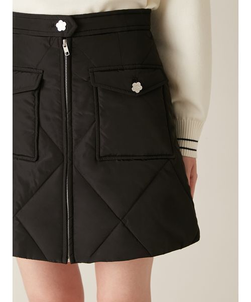 LILY BROWN（リリーブラウン）の「【LILY BROWN×MARY QUANT】キルトダウンミニスカート（スカート・レディース・ブラック/ホワイト/ライトブルー・0/1）」の20枚目の写真