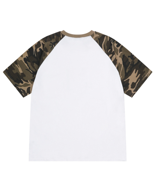 MUCENT(ムセント)の「ジャグカモナグラン半袖Tシャツ 男女共用 (2カラー)(Tシャツ/カットソー・レディース・ホワイト/ブラック・SHORT/MEDIUM/LARGE)」の4枚目の写真