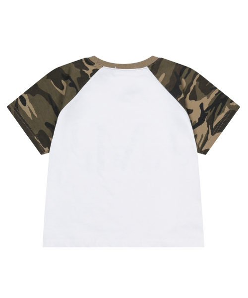 MUCENT(ムセント)の「ジャグカモナグラン半袖Tシャツ 男女共用 (2カラー)(Tシャツ/カットソー・レディース・ホワイト/ブラック・SHORT/MEDIUM/LARGE)」の12枚目の写真